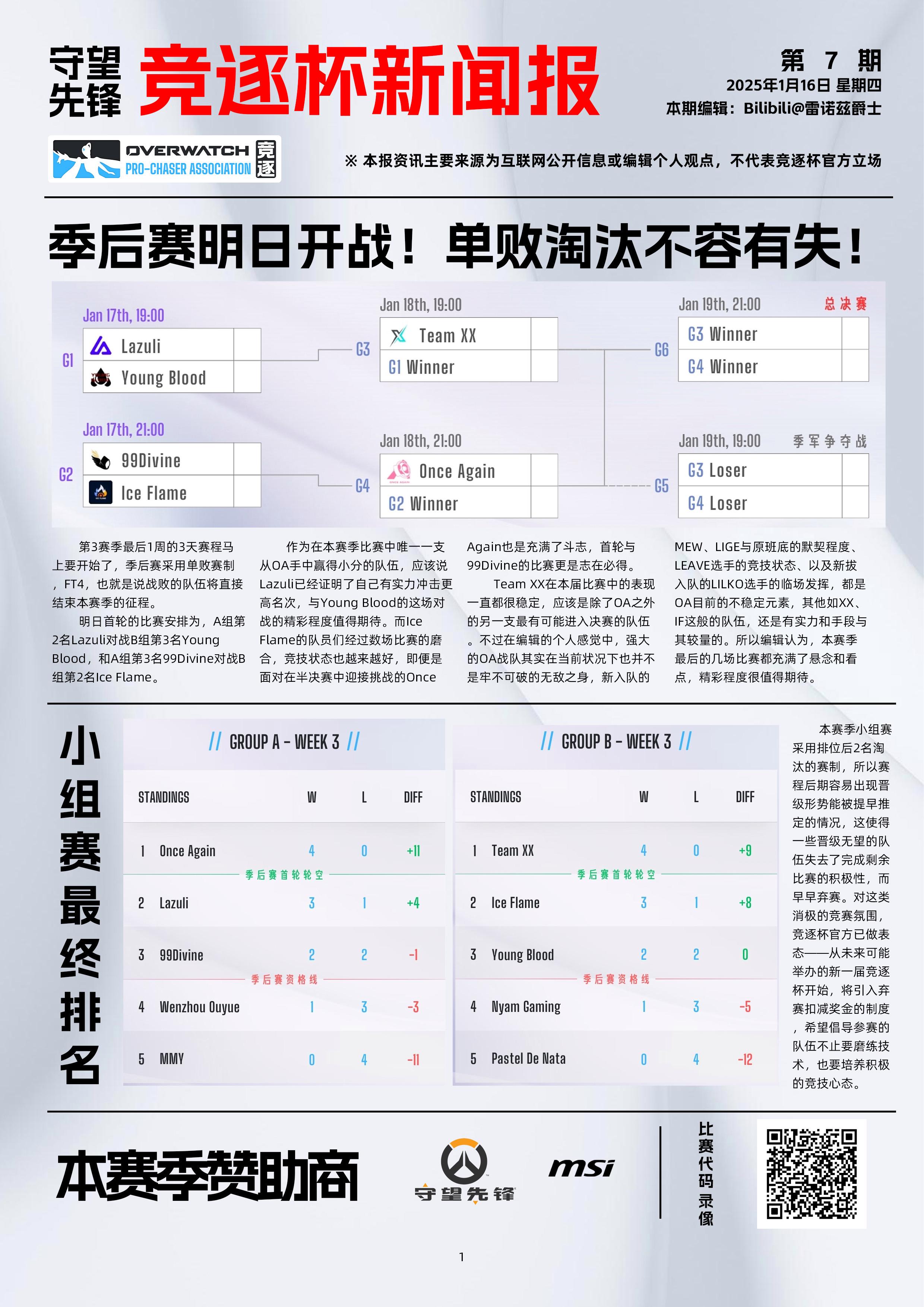 季后赛形势预测&对阵猜想