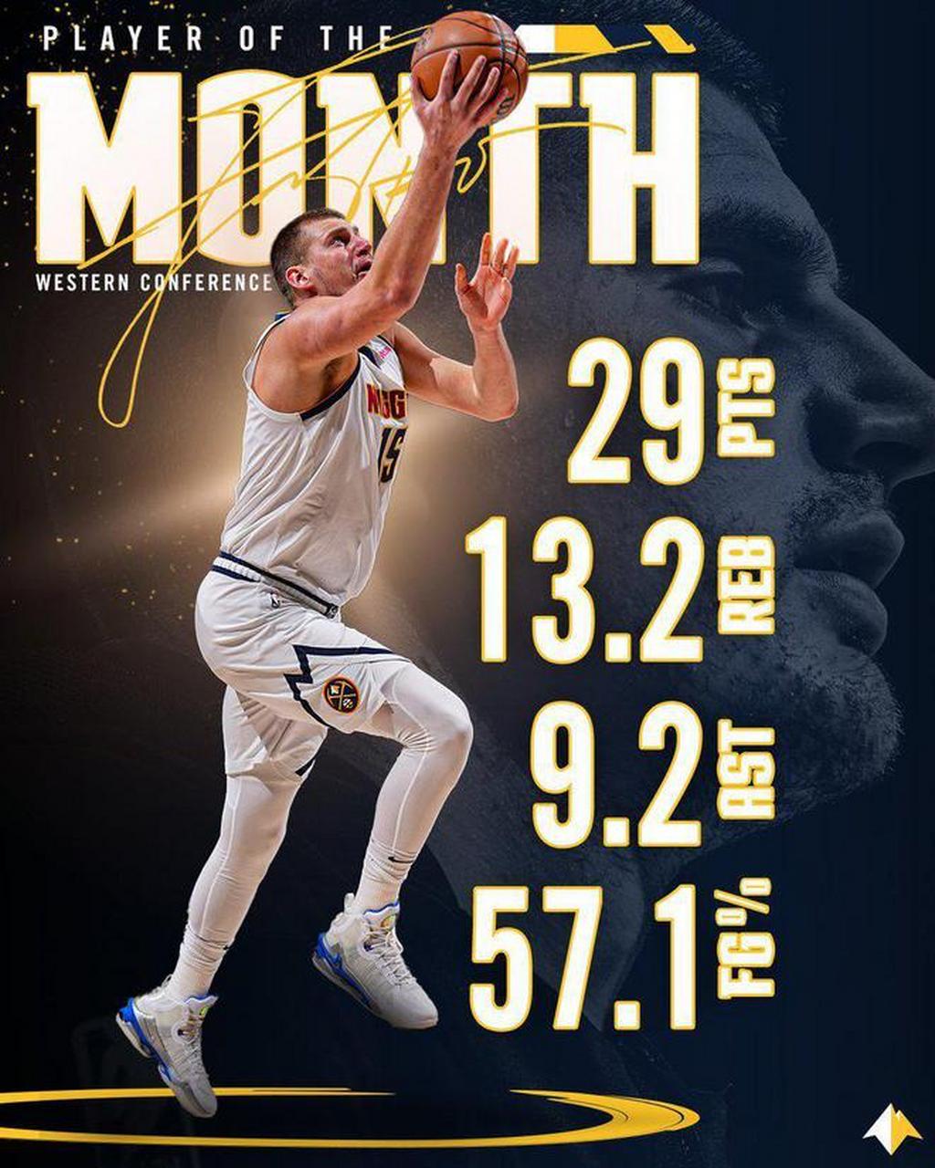 九游体育入口-NBA公布最新MVP排行榜：约基奇领跑